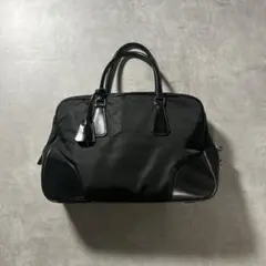 PRADA 三角ロゴプレート ポコノ ナイロン レザー ハンド ビジネス バッグのサムネイル