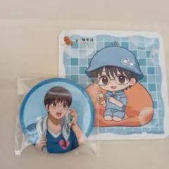 銀魂 志村新八くん 缶バッジ&コースター