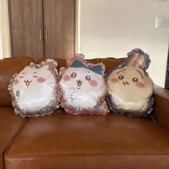 【３点セット】ちいかわクッション 大きめ 柔らかい