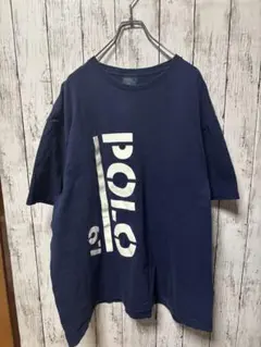 Ralph Lauren 90s USA企画 ワンラインロゴ　ゆるダボカットソー