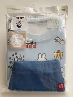 新品　ユニクロ　ミッフィー パジャマ　長袖　90cm 食べ物シリーズ