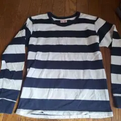 FLAT HEAD ストライプ 長袖Tシャツ 36