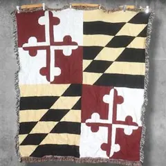 BPiP フラッグ ラグ ビンテージ 古着 アメリカ メリーランド 旗 国旗