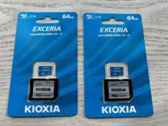 【新品未開封】 マイクロSDXC 64GB×2枚セット KIOXIA