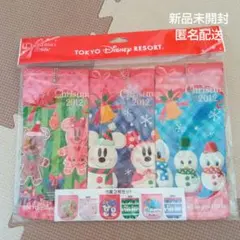 【新品未開封】東京ディズニーリゾート　2012クリスマス　巾着３枚セット