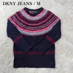 冬物セール！DKNY JEANS/ノルディック柄セーター