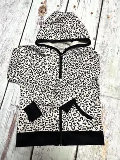 Nike ヒョウ柄 パーカー　DRY FIT スポーツウェア S ゴルフ