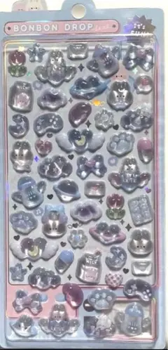 ボンボンドロップシールセット 48枚入り
