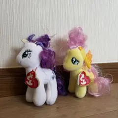 Ty My Little Pony ぬいぐるみ 2体セットのサムネイル