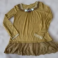 マスタード Tシャツ