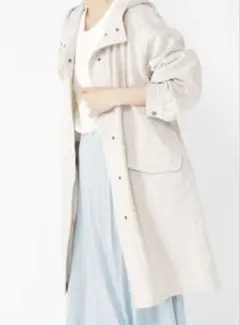 studio clipスタジオクリップ　コットンリネンオックスフーディコートのサムネイル
