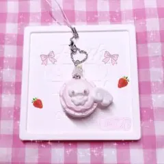 平成女児♡マカロンうさちゃんチャーム> ̫ <♡ ウィッシュコア 量産型ピンク粘土