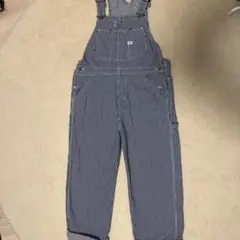 Lee ストライプオーバーオール Ｌ