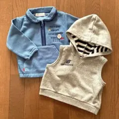 子ども服冬服まとめ売り2着【ELLE】80【newbalance】70