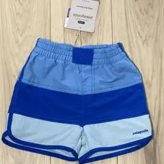 【未使用】patagonia ベビー ボードショーツ サーフパンツ 4T 青系