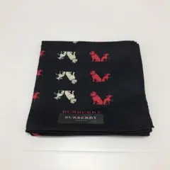 BURBERRY 犬プリント ハンカチ