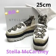 ★美品★StellaMcCartney ガイア エスパドリーユ 約25cm　ロゴ