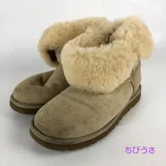UGG アグ ムートン ブーツ ベージュ レディース ブランド