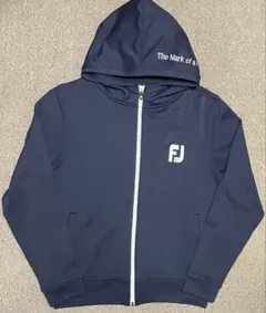 FOOT JOY フットジョイ 裏起毛ジップパーカー ネイビー系