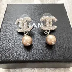 CHANEL ココマーク パールピアス
