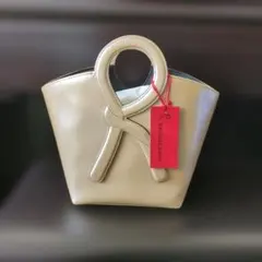 ロベルタ　ベージュ 　ミニ トートーバッグ