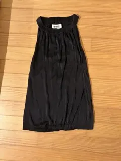 MM6 Maison Margiela ノースリーブ ミニワンピース ブラックのサムネイル