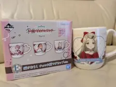 学園アイドルマスター 一番くじ E賞 描きおろし チェック柄マグカップ 篠澤広