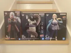 一番くじ ナルト疾風伝 伝説の三忍 A賞自来也 B賞大蛇丸 C賞綱手 フィギュア