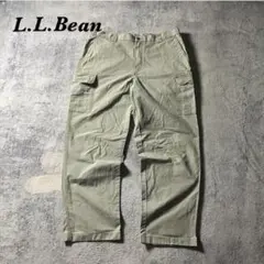 00sL.L.Beanエルエルビーンカーゴパンツオリーブワイドパンツ38×32のサムネイル