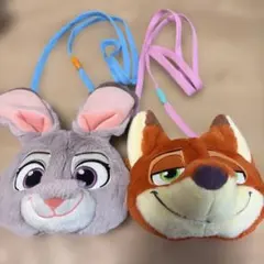 ズートピア ジュディ ニック ショルダーバッグ 2個 ディズニー - メルカリ