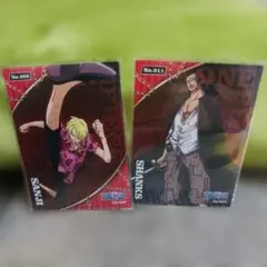 ONE PIECE クリアカードコレクションガム RED シャンクス サンジ