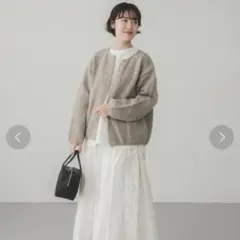 美品　Kagure かぐれ　ペルークルーネックカーディガン　ペルー製 楽天市場】ペルークルーネックカーディガン／かぐれ（kagure） : 丸井