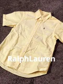 美品★RalphLauren 半袖シャツ　イエロー　130
