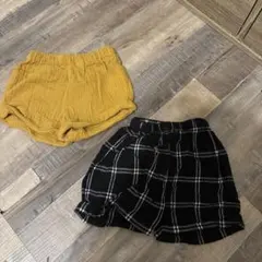 ベビーショートパンツ 2枚セット 60-70cmのサムネイル