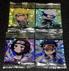 NARUTO忍界シールウエハースVol.２　カカシ　ミナト　オビト　リン　未開封