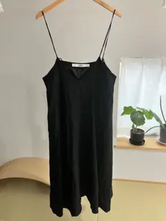 Libra ブラック キャミワンピース