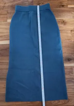 GU ニットスカート Sサイズ グリーン 上品で使いやすいデザイン