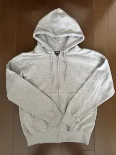 CROSS STITCH グレー コットンパーカー S