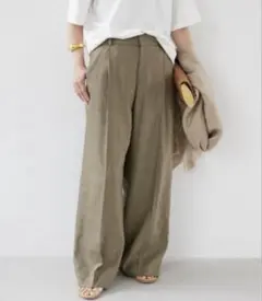 24SS Deuxieme Classe パンツ 追加*Summer ワイドパン