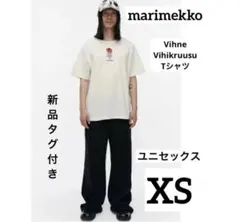 marimekko マリメッコ　Tシャツ　半袖　白　ホワイト　薔薇　ユニセックスのサムネイル