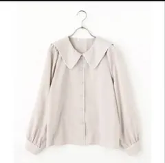 Honeys ベージュ 長袖ブラウス　トップス