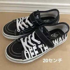 VANS スニーカー　ブラック OFF THE WALL 20センチ
