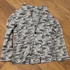 迷彩柄 テーラードジャケット グレー