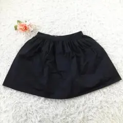 美品◎BURBERRY BLUELABEL バルーンスカート 黒 ノバチェック