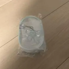 Anua 透明水色ポーチ リボンチャーム付き　新品未使用