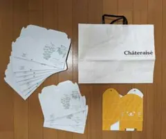 シャトレーゼ　紙袋　ケーキBOX　猫BOX