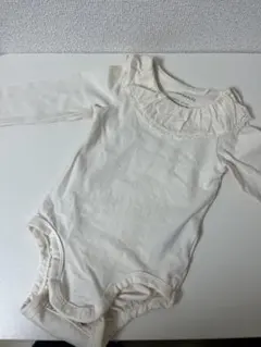 H&M フリル付きロンパース 4-6M