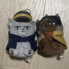 月島 鯉登 ゴールデンカムイどうぶつフォーゼマスコット ぬいぐるみ