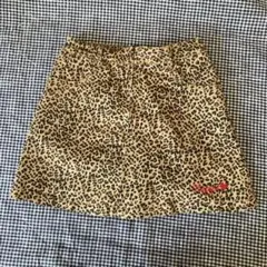 Repipi ヒョウ柄スカート中はキュロット sサイズ　150 かわいい　美品