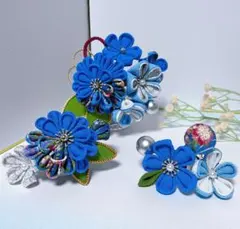 つまみ細工髪飾り 和装小物 成人式 卒業式 結婚式 袴 前撮り　お祭り謝恩会